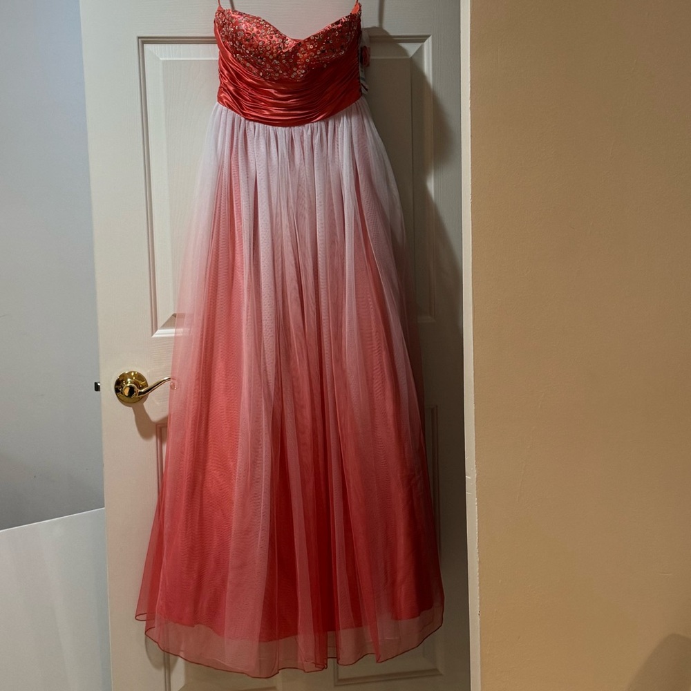 Jump Vibrant Orange Gown